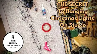THREE SECRET WAYS of Hanging Christmas Lights on Stucco!