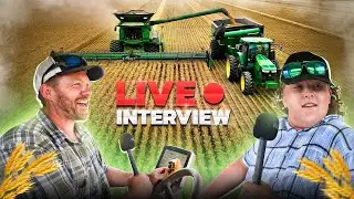 Inside Look at a Large Scale Wheat Harvest