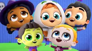 Five Little Monsters, Cartoon Videos And Halloween Nursery Rhymes for Kids