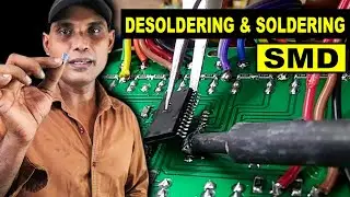 Desolder and SOLDER SMD ic like this