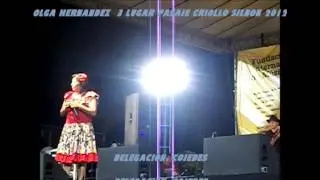 OLGA HERNANDEZ 3 LUGAR PASAJE CRIOLLO SILBON 2012.