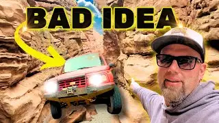 DRIVING INTO A NARROW SLOT CANYON!!! - Arizona 4x4 OFF-ROAD Adventure