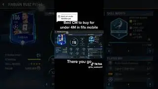 Best CM to buy for under 4 million fifa mobile #shorts