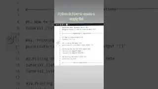 How to create an empty list in Python 3 