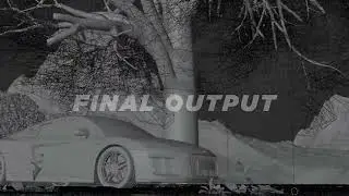 Blender Audi car REV Animation