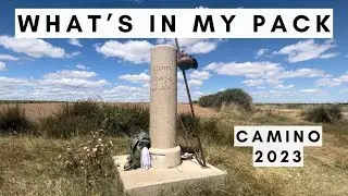 Quick Camino Packing List Video! (Summer 2023)