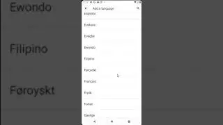 How to change language on Android