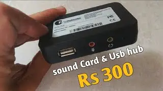 Best sound card  and usb hub under Rs 300 in india | Tech feeds .