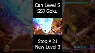 Can level 5 ssj goku stop a21's new level 3? #dbfz #dragonball #short #shorts