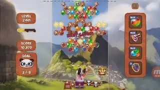 Panda Pop- Level 2441 (The final 20-level world of the game)