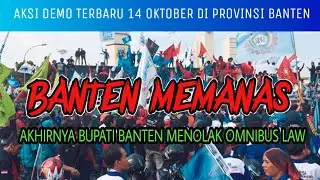 Aksi Demo Di Banten Tolak Omnibus Law