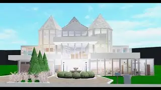 Modern castle mansion bloxburg speed build and tour! Roblox