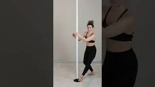 split heel pozycja - zapisz sie na zajecia pole dance #polefitness #poledance