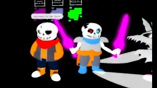 Horror Sans kills Revenge Papyrus with stars