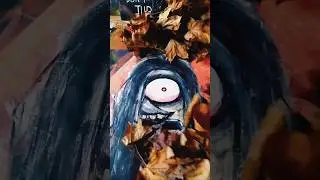 LA SORCIERE AUX FEUILLES MORTES [TOILE ACRYLIQUE]