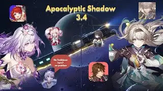 E0S1 Castorice Traiblazer-less & E0S1 Firefly Break Team | APOCALYPTIC SHADOW | Honkai Star Rail
