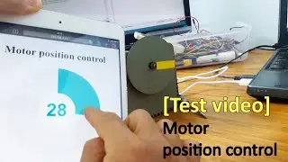 Motor position control by Arduino