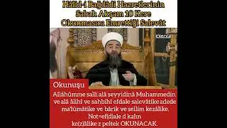 Sabah ve Akşam 10 kere Salevât
