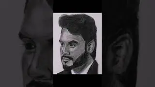 A drawing using charcoal ✏️ 💙|| 