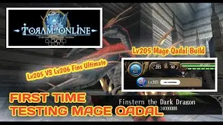 TORAM ONLINE | MAGE QADAL BUILD LV205 VS FINSTERN ULTIMATE LV206