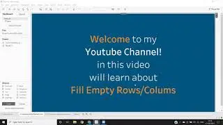 Tableau Tutorials Filling Missing Rows or Columns