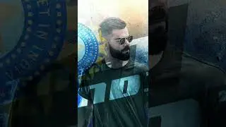Virat Kohli cricket poster design 
