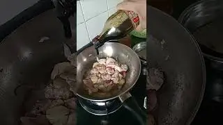 cooking adobong manok