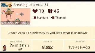 Breaking into Area 51 - Super Mario Maker 2