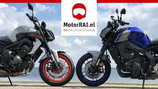 Yamaha MT-09 2021 vs MT-09 2019 - GROTE VERSCHILLEN? | REVIEW - MotorRAI TV