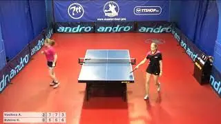 Настольный теннис матч 180120 2 Васильева Алина Быкова Ксения
