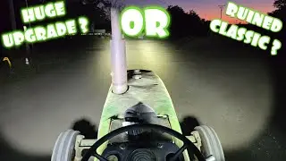 These AUXBEAM Lights Are SUPER Bright ! But Do They Look Out Of Place On The Old John Deere ?