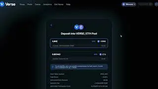 How to deposit into liquidity pools and earn yield on Bitcoin.com's Verse DEX