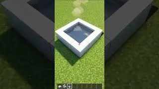 ON-OFF HOT TUB in Minecraft #shorts