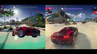 Asphalt 9: Legends vs  Asphalt Legends: Unite | Graphical comparisons tested on MacBook Air M1