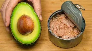 Few people know this recipe!  Delicious avocado appetizer in 10 minutes!