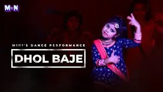 Mihi's dance performance for Durga puja with friends  Nagade Sang Dhol Baje
