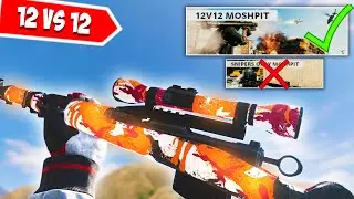 This is How a SNIPER Plays the NEW 12v12 Moshpit on Black ops Cold War