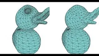 Mesh simplification: edge collapse algorithm