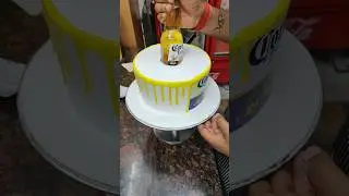Custom Beer Bottle Cake #shorts #cake #darucake #drinkcake