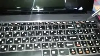Как снять клавиатуру с ноутбука Lenovo Z580