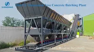 FHZS180 concrete mixing plant