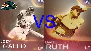JOEY GALLO VS. BABE RUTH PITCHING? MLB THE SHOW 18!  DIAMOND DYNASTY
