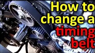 How to Change a Timing Belt in a car or truck