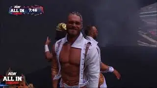 BANG BANG GANG FULL HD ENTRANCE AEW ALL IN | AUGUST 25 2024 |