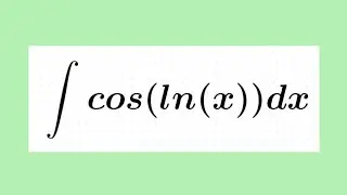Integration of Cos(lnx) | DIP -79 | Integration by Parts #integral