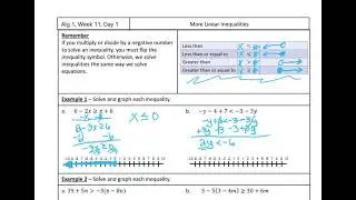 More Linear Inequalities