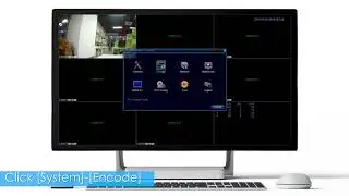 How to set the audio function on the DVR SANNCE DE41N/DE81N/DH81NK