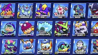 ALL 594 SKINS in Brawl Stars | 