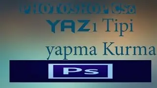 Abode Photoshop Cs6 Harika Fontlar Ekleme yazı Tipi Ekleme
