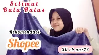 Selimut bulu halus | Selimut murah shopee | Anak kost